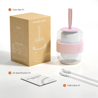 Lampe de table LED moderne rechargeable DC pour enfants, lumière RGB, intensité réglable, lampe de bureau portable avec charge Type-C