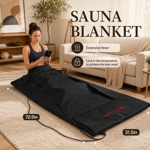 Manta de Sauna Térmica Avanzada Btws, Ligera, para Terapia de Sudoración, Cuerpo Completo, para Spa en Casa - Product Image 1