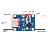 Module de carte de charge de batterie au lithium TP4056 1A TYPE-C protection Mini MICRO USB 18650