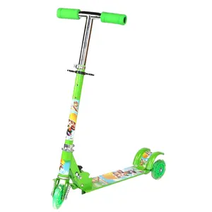 Manufacturer Children's Scooter//metal scooter/with shock absorbing flash wheel