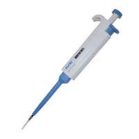 Micro pipettes variables réglables HUXI Micro pipette de laboratoire à canal unique en plastique durable
