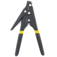 Outil de serrage de câbles 2 en 1 avec poignées confortables, attaches rapides, attaches en plastique nylon, attaches de câbles réglables, pistolet à attaches de câbles