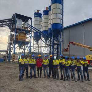 AJ120 büyük ölçekli <span class=keywords><strong>beton</strong></span> karıştırma tesisi saatte 120 CBM hazır karışım <span class=keywords><strong>beton</strong></span> santrali satılık - Product Image 3