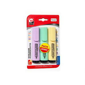 Erpsl Pastel Highlighter <b>Pen</b> 1.5mm 3 Pcs Set For School Office Home Use - Product Image 2