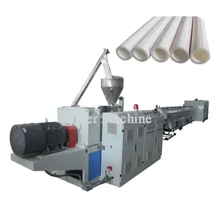 China manufacturer automatic PP PE HDPE PPR PVC plastic pipe extrusion line