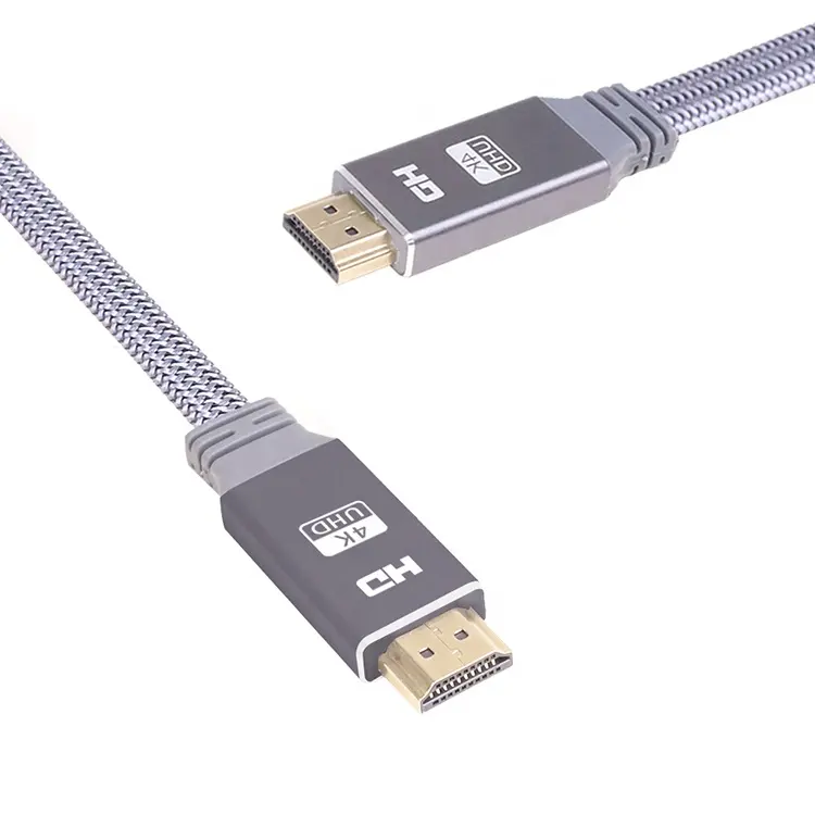 Gold plated Connectors 2.0 HDMI Flat 4k cable 60Hz Male to Male Cable HDMI cable for HDTV