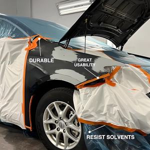 Ruban de papier en crêpe 100u, pour peinture d'intérieur blanche à usage général, sans résidu - Product Image 6