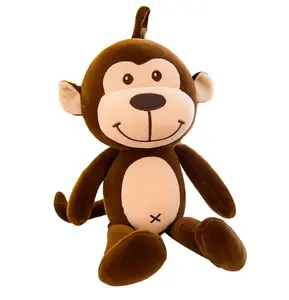 Manufacturer's direct sales creative Embracing Monkey Plush Doll Soft and Cute Monkey toy birthday gift for Children