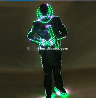 Costume LED de danse de scène, costume lumineux coloré, style Michael Jackson, performance de salle de bal, spectacle de boîte de nuit, vêtements luminescents