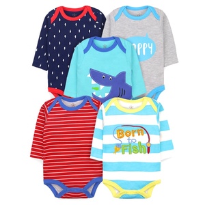 All'ingrosso vestiti per neonati a maniche lunghe a righe per bambini e bambine - Product Image 4