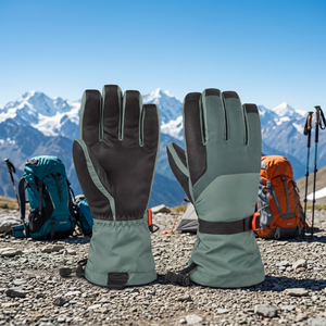 Guantes de Invierno para Hombre, Impermeables, Cortavientos, Térmicos, con Cierre de Cordón, para Esquí de Fondo y Actividades al Aire Libre - Product Image 5