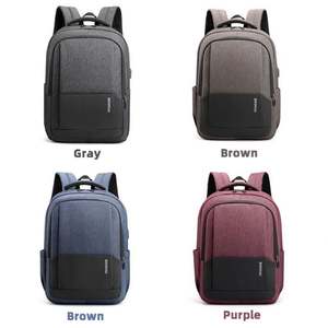 Sac à dos d'ordinateur portable personnalisé OEM Mochila Antirobo pour étudiants, hommes, école, affaires, chariot avec USB - Product Image 5