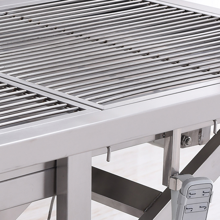 Mesa de operaciones quirúrgica de acero inoxidable médica de veterinaria para animales domésticos elevadora eléctrica de clínica veterinaria Vet
