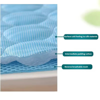 Tapis rafraîchissant écologique pour chien, lit d'été pour animaux de compagnie, très grand format pour petits et grands chiens, accessoires, couverture durable, canapé, couverture glacée pour chat
