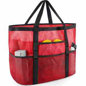 Hot Sale Women Straw <b>Bags</b> Summer Beach Large Knit Beach Please Tote <b>Bag</b> With Pocket - Product Image 1