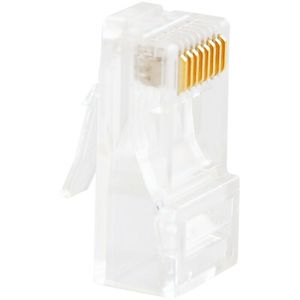 ขั้วต่อเครือข่าย Rj45 ปลั๊กอีเธอร์เน็ตโลหะผสมทองแดง 8 แกนสำหรับสายเคเบิล Cat5e - Product Image 4