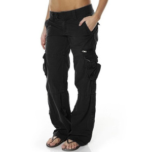 <span class=keywords><strong>Pantaloni</strong></span> Cargo estivi da donna di letteratura retrò <span class=keywords><strong>con</strong></span> tasche Multiple Casual gamba dritta allentata <span class=keywords><strong>con</strong></span> chiusura frontale piatta <span class=keywords><strong>in</strong></span> <span class=keywords><strong>vita</strong></span> elastica - Product Image 6