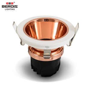 Berdis profundo anti glare led downlight anillo superficie delantera trasera de dos vías instalación techo led downlight IP21 para tienda - Product Image 6