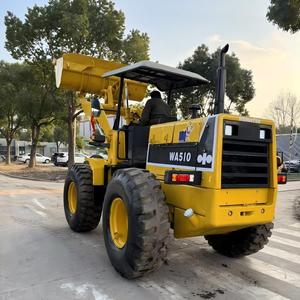 Chargeuse sur pneus Komatsu WA510 d'occasion, 10 tonnes, d'origine japonaise, en bon état de fonctionnement avec moteur et pompe - Product Image 1