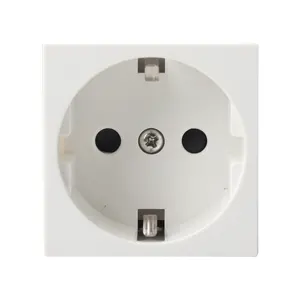 45*45mm 16A EU Deutschland Sockel Schuko Adapter Europäisches Modul