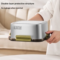 Boîte à lunch en acier inoxydable 304, conteneur de stockage alimentaire pour pique-nique, réfrigérateur, congélateur, conservation de la fraîcheur, portable, cadeau