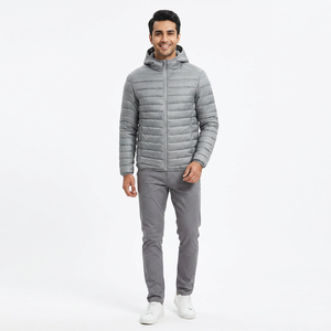Veste en duvet pour homme de marque, veste en duvet ultra légère, vestes chaudes pour homme, veste légère à capuche, doudoune en plumes, parka coupe-vent - Product Image 1