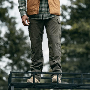 Vente en gros <span class=keywords><strong>Stryke</strong></span> Pantalon Ranger Vert 12 Poches Fonctionnelles Rip-Stop Weave Olive Kaki Noir Mode Sport Pantalon Tactique - Product Image 3