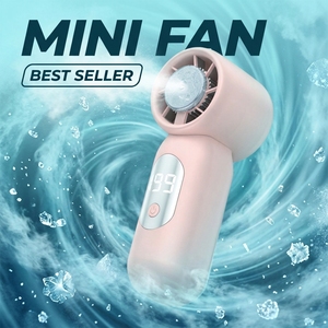Ventilateur portable mini USB <span class=keywords><strong>économique</strong></span> et pratique avec batterie intégrée <span class=keywords><strong>pour</strong></span> bureau et extérieur - Product Image 2