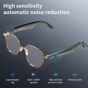 LIGE BWW100 gafas inteligentes respuesta teléfono Ai traducción inteligente asistente de voz Anti-Luz Azul escuchar música UV400 gafas de sol - Product Image 4