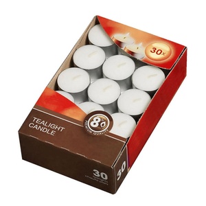 Bougies chauffe-plat artisanales en cire de paraffine non parfumée pour Noël, mariages, anniversaires, décoration intérieure et fêtes. - Product Image 2