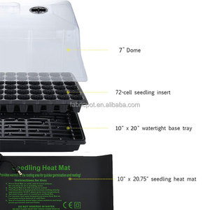 <span class=keywords><strong>Tapis</strong></span> de germination de graines en plastique imperméable, <span class=keywords><strong>tapis</strong></span> <span class=keywords><strong>chauffant</strong></span> pour semis, contrôle de la température 78F-85F pour la culture de graines à domicile en intérieur - Product Image 6