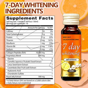 Boisson liquide orale éclaircissante et éclaircissante de la peau personnalisée directe de l'usine Produit de beauté anti-âge blanchissant en douceur pour la peau - Product Image 2