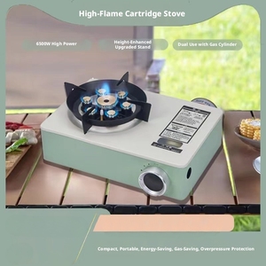 Réchaud à <span class=keywords><strong>gaz</strong></span> butane portable intégré à sept brûleurs haute puissance 6500W pour <span class=keywords><strong>camping</strong></span> en extérieur - Vente en gros - Product Image 2