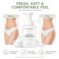 Nettoyant intime hydratant pour homme et femme, formule à base d'aloe vera et de probiotiques doubles, contrôle des odeurs, pH équilibré