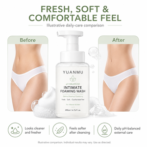Nettoyant <span class=keywords><strong>intime</strong></span> hydratant pour <span class=keywords><strong>homme</strong></span> et femme, formule à base d'aloe vera et de probiotiques doubles, contrôle des odeurs, pH équilibré - Product Image 5