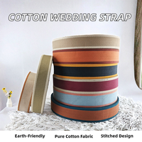 Sangle de sac en coton brodé écologique de 38 mm et 45 mm, ruban pour accessoires de vêtements et textiles de maison WQ ZBJ1-7
