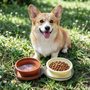 Tazón Doble de Silicona Plegable y Portátil para Mascotas, Perros y Gatos, Ideal para Viajes y Campamentos al Aire Libre, Venta al Por Mayor Personalizada - Product Image 5