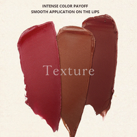 Nouvelle tendance brillant Mocallure maquillage rouge à lèvres mat Vintage motifs floraux sculptés conception longue durée anti-taches 4 couleurs