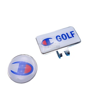 Clip de casquette de golf en métal Avirex avec logo émaillé et marqueur de balle magnétique – Accessoire pour chapeau - Product Image 5