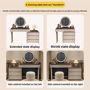 <span class=keywords><strong>Tocador</strong></span> <span class=keywords><strong>Moderno</strong></span> Europeo al por Mayor <span class=keywords><strong>con</strong></span> Cajón, Muebles de Dormitorio de Madera Maciza, Juego de <span class=keywords><strong>Tocador</strong></span> <span class=keywords><strong>con</strong></span> <span class=keywords><strong>Espejo</strong></span> Iluminado Blanco - Product Image 6