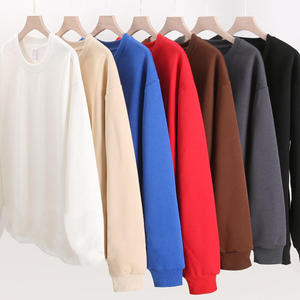 <strong>Wholesale</strong> Blank Cotton Unisex Fleece <strong>Sweatshirt</strong> Custom Printed logo Oversized Plain Custom <strong>Crewneck</strong> Men <strong>Sweatshirts</strong>