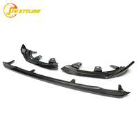 Lame avant en fibre de carbone sèche style MP, 3 pièces/kit pour BMW G42 Série 2 M240i 220i 225i 230i Coupé, séparateur de pare-chocs en carbone véritable