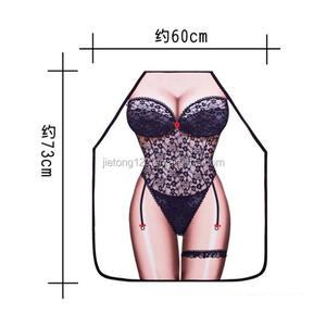 Delantales Impermeables para Niñas con Estampado de <span class=keywords><strong>Bikini</strong></span> Sexy, Disfraz de Sirvienta, Vestido <span class=keywords><strong>Delantal</strong></span> - Product Image 4