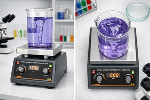 Agitateur magnétique numérique MAYALAB MDMS54 avec plaque chauffante, 1380 tr/min, température 350°C, puissance 2kW, équipement de laboratoire pour le mélange et le chauffage chimiques - Product Image 2
