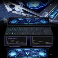 Ordinateur portable de jeu à double écran 16''+14.1'' 2.5K/4K R9-7945HX RTX4070 DDR5 1 To SSD PC Gamer Créateur