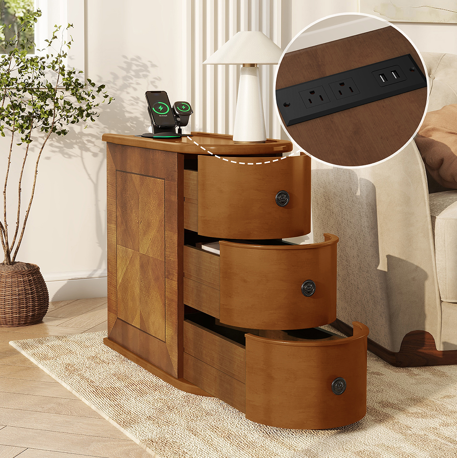 Natural + Rubber Wood