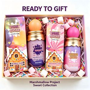 Coffret cadeau Candy House Eau de Parfum, flacon rose et violet, collection de parfums pour femmes, style dessert sucré - Product Image 5
