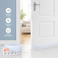 Tira de sellado de silicona transparente personalizada, cinta adhesiva de sellado para puertas, ventanas y huecos de vidrio para ducha