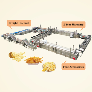 Patatine fritte completamente automatiche che producono macchine Frites di piantaggine Surgeler impianto di lavorazione patatine fritte congelate - Product Image 2