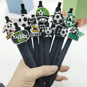 High Quality Promotional Souvenir Custom Logo UV Printed Sports 1.0mm Plastic Soccer <b>Ballpoint</b> <b>Pen</b> - Product Image 1